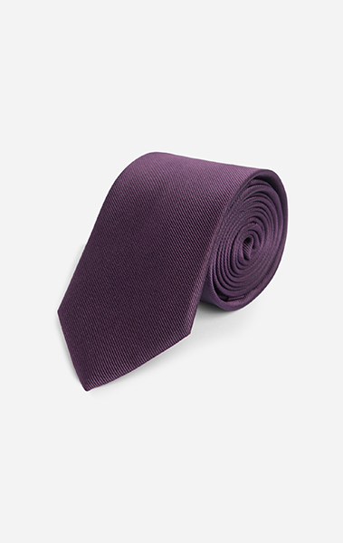 Purple Twill Tie